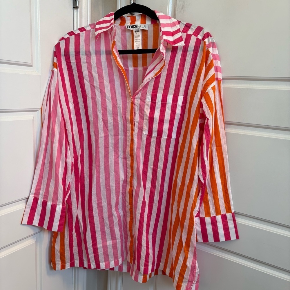 Beach Riot Alexa Top in Sunset Stripes Size S/M - Picture 4 of 8